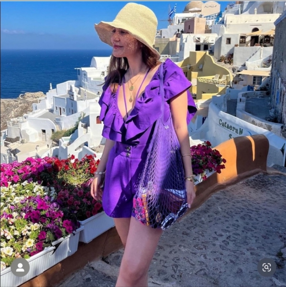 Zara LARGE RUFFLE SWIMSUIT - Picture 10 of 16
